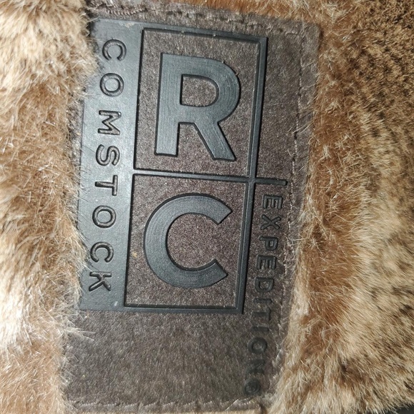 EUC Robert Comstock Expedition; Brown Leather Jacket w/ Tan Faux Fur Lining; XL - Picture 5 of 11